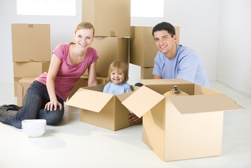Local man with van removal service helping a Ruislip home move