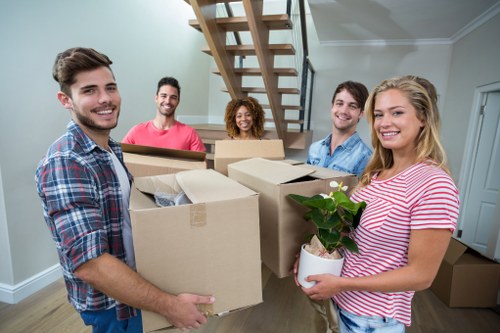 Man with van service helping with a local move in Ruislip