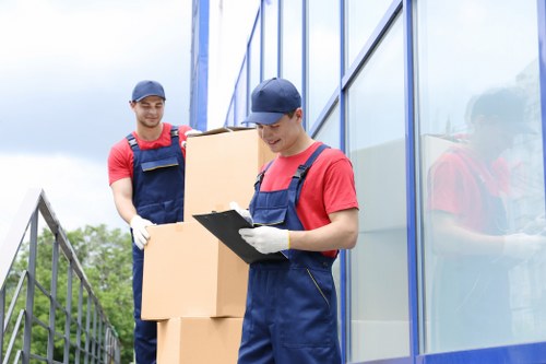 Local removals team helping with a house move in Ruislip