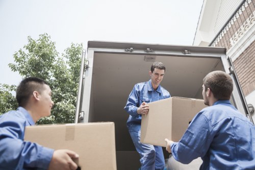 Local commercial movers handling access and loading in Ruislip