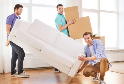 Office relocation planning in Ruislip with moving team and equipment