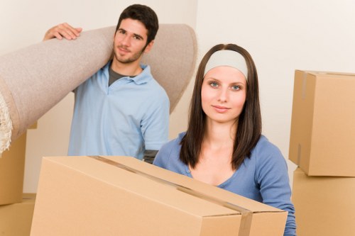 Careful furniture loading for a home removal in Ruislip