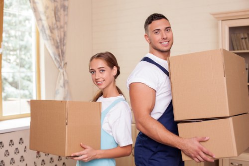 Removal van prepared for a local Ruislip relocation