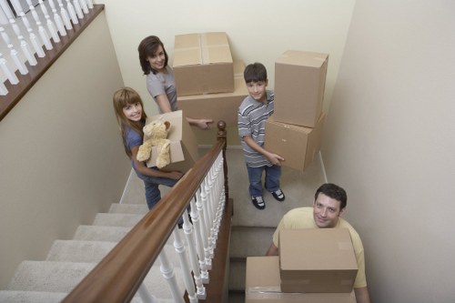 Packing and moving boxes for a Ruislip home move